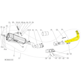 AKRAPOVIC Header Stainless Steel Yamaha XP 530 T-max 17-19
