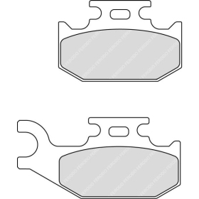 Ferodo Brake pads rear 40,9x82,2x9,4mm Yamaha YFM 700 06-22