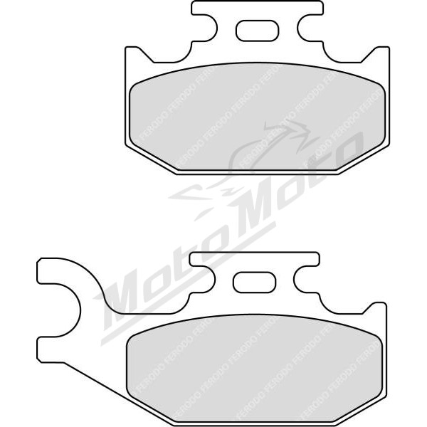 Ferodo Brake pads rear 40,9x82,2x9,4mm Yamaha YFM 700 06-22