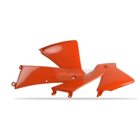 POLISPORT Radiatoriaus dangteliai Oranžinė KTM SX/EXC 125-300 01-04