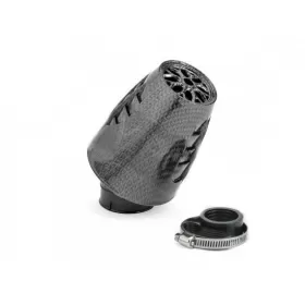 SALE! Sport air filter TNT Obus with cover Ø28-35 30° CARBON