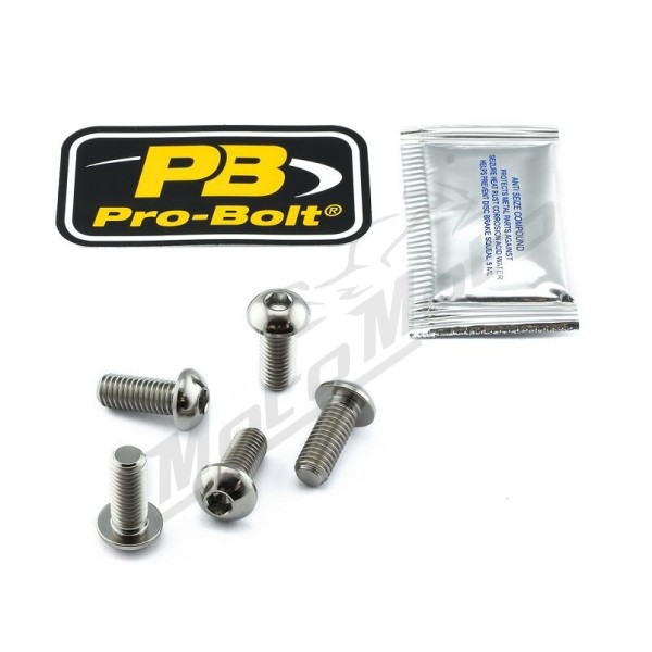 PRO BOLT Titanium Brake Rotor Mounting Bolt Kit Aprilia / KTM 990-1190cc 07-18
