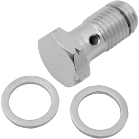 DRAG SPECIALTIES Universal Chrome Steel Banjo Bolt M10 x 1.25