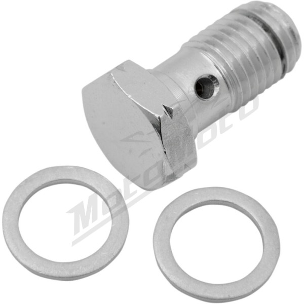 DRAG SPECIALTIES Universal Chrome Steel Banjo Bolt M10 x 1.25