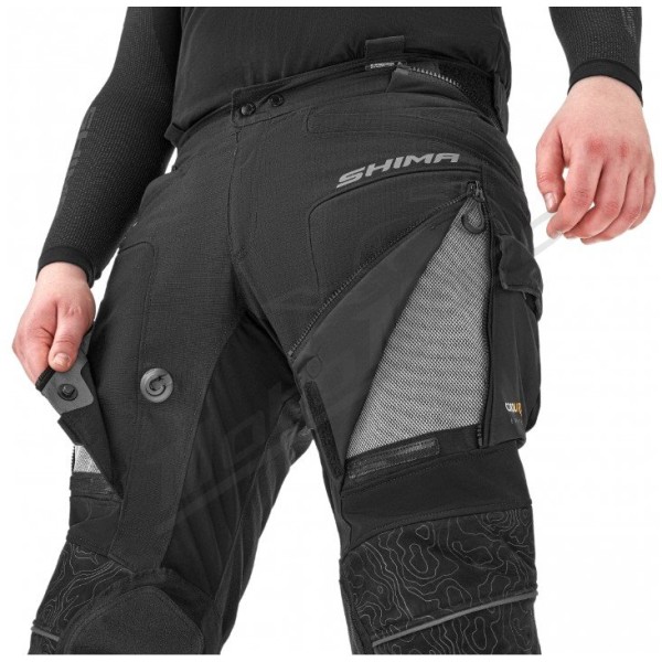 SHIMA TRACKER Men Textile Pants Black