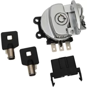DRAG SPECIALTIES Skull ignition Switch Harley Davidson FLHR / FLHRC / FLHRCI / FLHRI / FLHRS / FLHRSI 1450-1690cc 99-13
