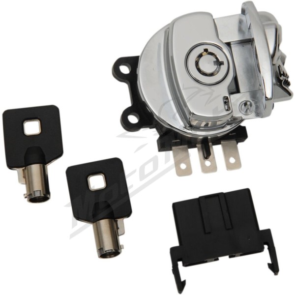 DRAG SPECIALTIES Skull ignition Switch Harley Davidson FLHR / FLHRC / FLHRCI / FLHRI / FLHRS / FLHRSI 1450-1690cc 99-13