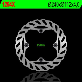 NG BRAKES Rear Wave Fixed Brake Disc 240mm Beta / Husqvarna 125-525cc 02-14