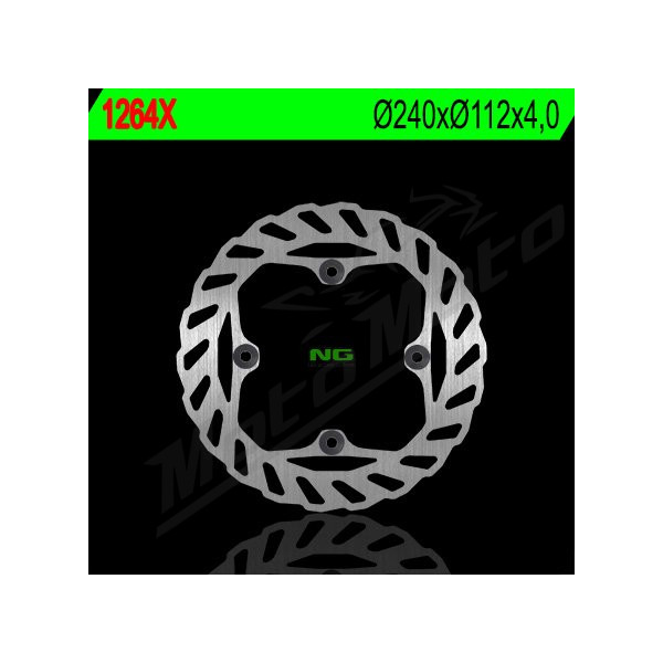 NG BRAKES Rear Wave Fixed Brake Disc 240mm Beta / Husqvarna 125-525cc 02-14