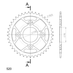 Supersprox / JT Rear sprocket 247.41 41t