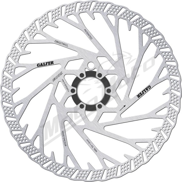 GALFER Fixed Disc Shark® Center-Lock ø223 x 2 mm