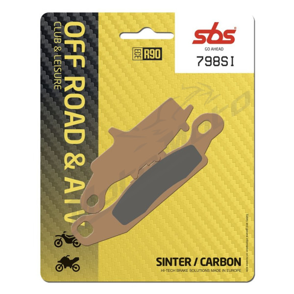 SBS SI Offroad 798SI Sintered Brake Pads Kawasaki / Suzuki 450-700cc 02-14