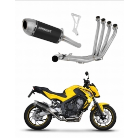 Honda CBR 650 F 2014-2018 Full Exhaust System Collector Silencer S6 BLACK + dB killer