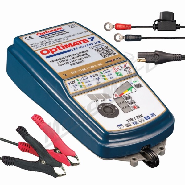 TECMATE OptiMate 7 12V/24V Akumuliatoriaus pakrovėjas
