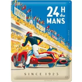Metal tin sign 24h LE MANS POSTER 30x40