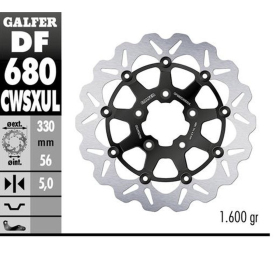 GALFER Oversize Front brake disc Harley Davidson FLHR / FLHX / FXDX / FXST / XL / XLH / XR 500-1690 00-20 