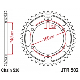 Rear sprocket JTR502