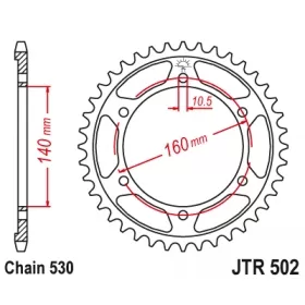 Rear sprocket JTR502
