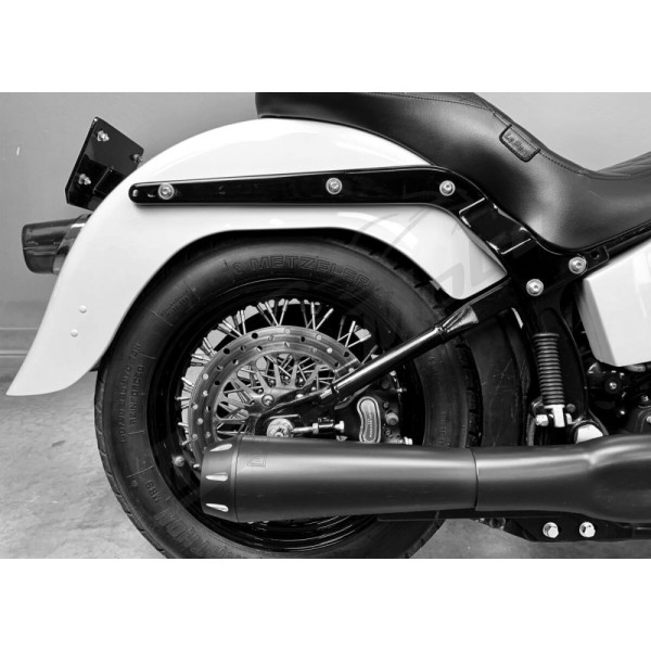 LEGEND SUSPENSION REVO-A  Standart Adjustable Softail Coil Suspension Harley Davidson FLS / FLSTF / FLSTN / FXSB / FXSTS 1450/1800 00-17  