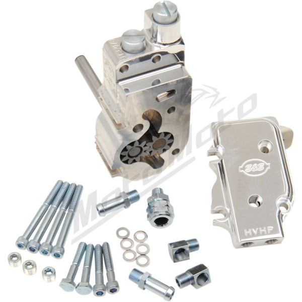 S&S CYCLE High Volume/High Pressure (HVHP) Polished Billet Oil Pump Harley Davidson FLHR / FLHRCI / FLHRI / FLHS 1340cc 92-99