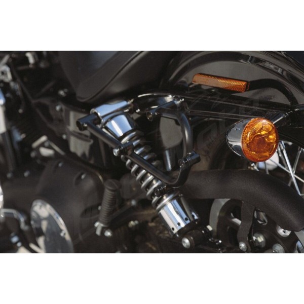 SW-MOTECH Legend Gear LC1 / LC 2 šoninės daiktadėžės Brown Edition Harley Davidson FXDB / FXDBC / FXDL / FXDLS 1584-1800 09-17