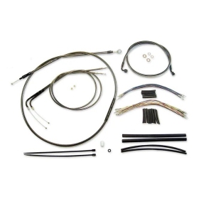 MAGNUM SHIELDING Black Pearl Handlebar Installation Kit 38/43cm Harley Davidson FLS / FLSTF / FLSTN / FLSTFB 1690 16-17 