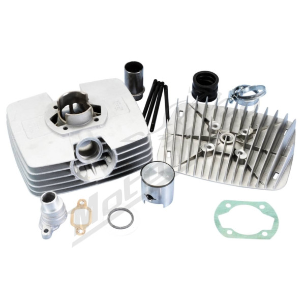 Cilindro komplektas POLINI (aliuminis) Minarelli P4-P6 80cc 2T AC Ø48 / PIN Ø12