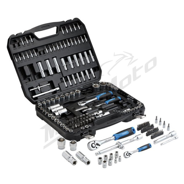 DRAPER HI-TORQ® Metric Socket and Bit Set 1/4" 3/8" and 1/2" Sq. Dr. . (188 Piece)