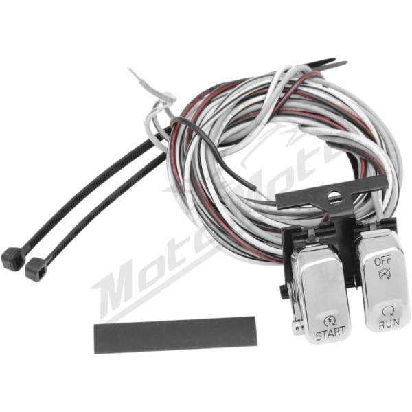 DRAG SPECIALTIES Handlebar Switch Kit Harley Davidson FLD / FLHR / FLHRC / FLHRCI / FLHRI 1340-1800cc 96-13