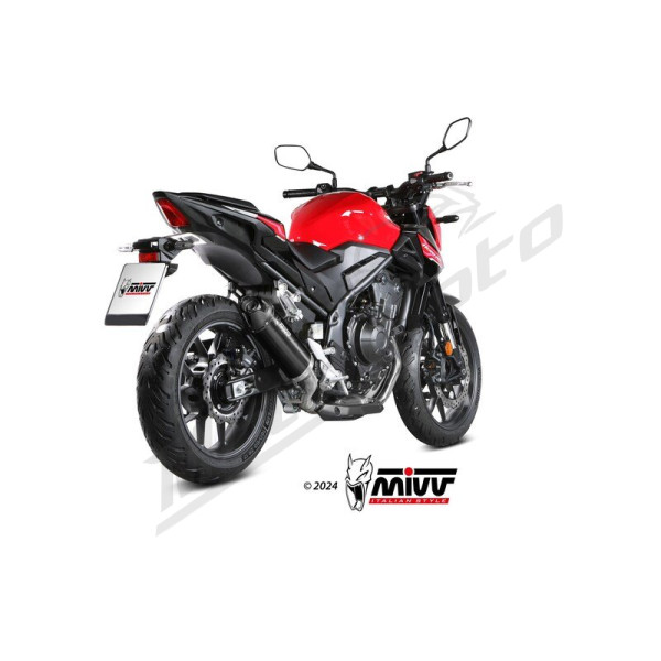 MIVV Slip-On Exhaust AK-1 Honda CB 500 Hornet 24-26
