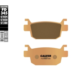 GALFER HH Sintered Brake Pads Honda ADV / NSS / SH 125-350cc 07-24
