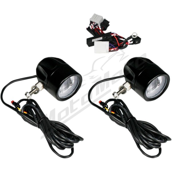 CUSTOM DYNAMICS ProBEAM® LED Halo Fog Lamps Harley Davidson FLHR / FLHRC 883-1800cc 96-13