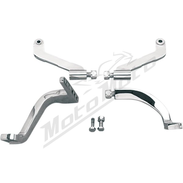 DRAG SPECIALTIES Driver Floorboard Mounting Brackets Harley Davidson FLHR / FLHRC / FLHRCI 1340-1690cc 86-06