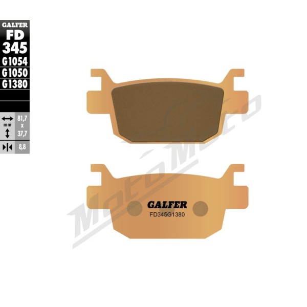 GALFER HH Sintered Brake Pads Honda ADV / NSS / SH 125-350cc 07-24