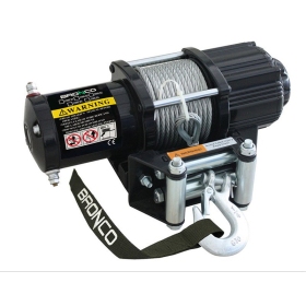 ATV Winch BRONCO GEN II 4500 Wire 4500lbs 2040kg Steel Rope