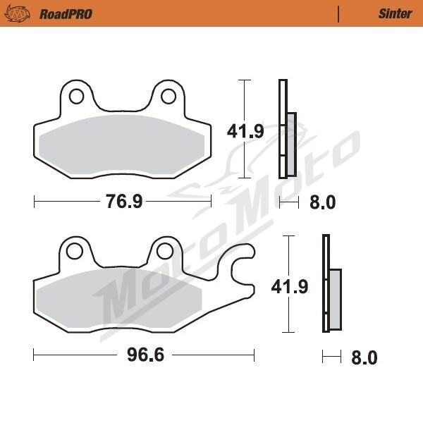 MOTO-MASTER Sinter Front Brake Pads Benelli / Kymco / Suzuki 125-400 07-24 