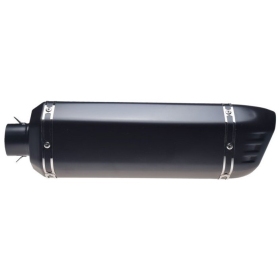 UNIVERSAL EXHAUST BLACK (Length 440mm) Ø41-51
