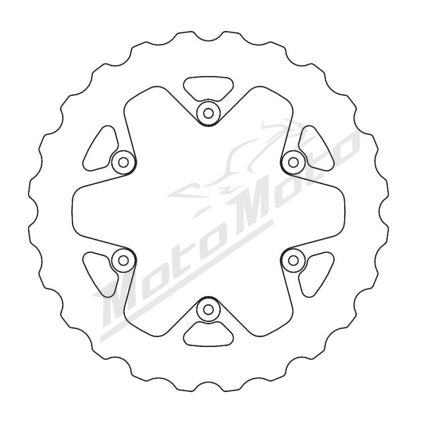 Moto-Master Rear Brake Disc 245mm Yamaha YZ 125-450cc 02-20
