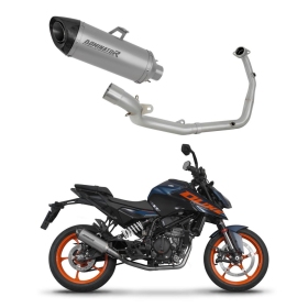 KTM 125 Duke 2024 Full Exhaust System Titanium HP8 + dB killer