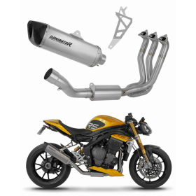 Triumph Speed Triple 1200 RS / RR 2021-2024 Dominator Full Exhaust System Titanium HP6 + dB killer