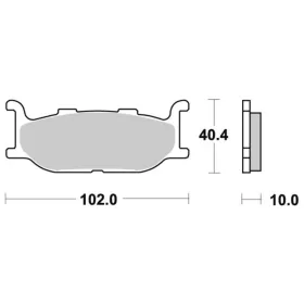 Sbs Brakepads Sintered Yamaha SCR / SR / XJ / XV / XVS / XVZ 400-1600cc 91-22