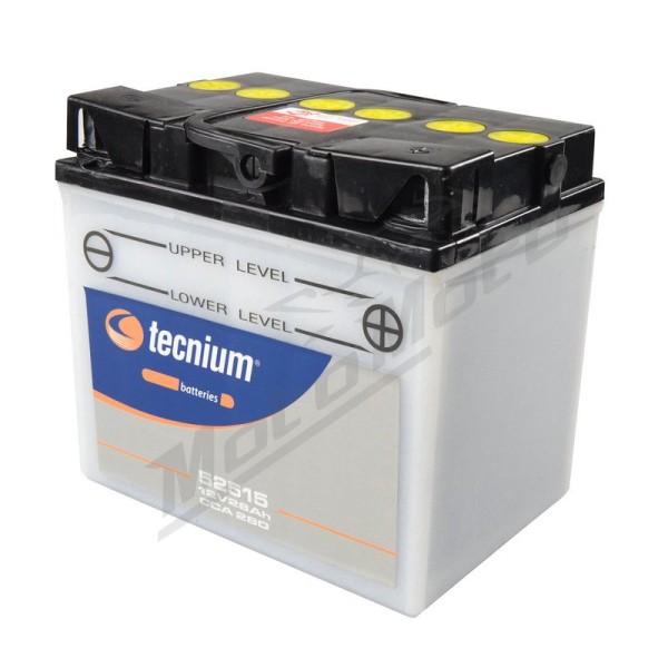 TECNIUM Battery Conventional with Acid Pack - 52515 12V 25Ah