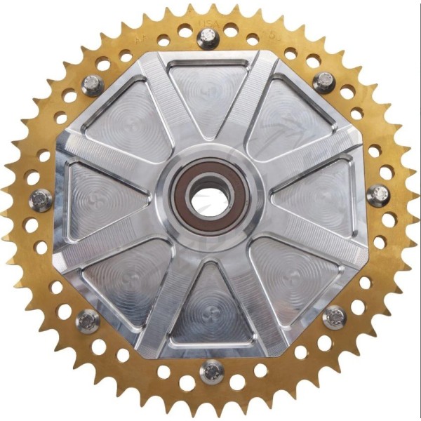 ALLOY ART Universal Cush Drive Harley Davidson Chain Conversion System 530 53T