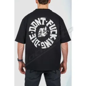 PANDO MOTOLUKE DON'T DIE BLACK Oversized T-Shirt Unisex