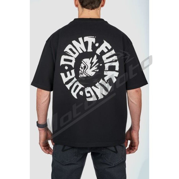 PANDO MOTOLUKE DON'T DIE BLACK Oversized T-Shirt Unisex