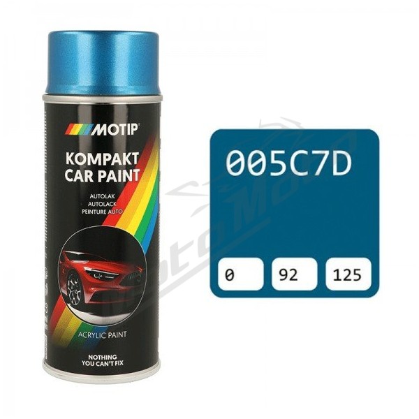 MOTIP Coloured paint 005C7D 400ml 