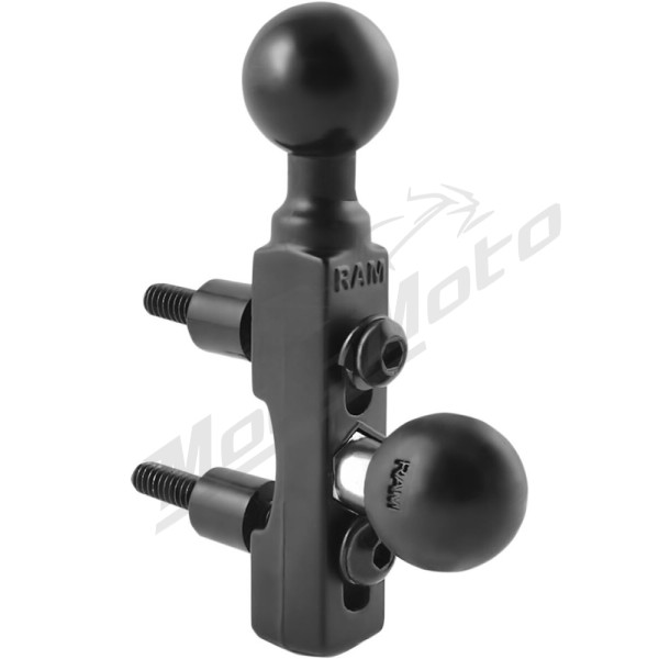 RAM MOUNTS Motorcycle Brake/Clutch Reservoir Base Mount with 1" Balls