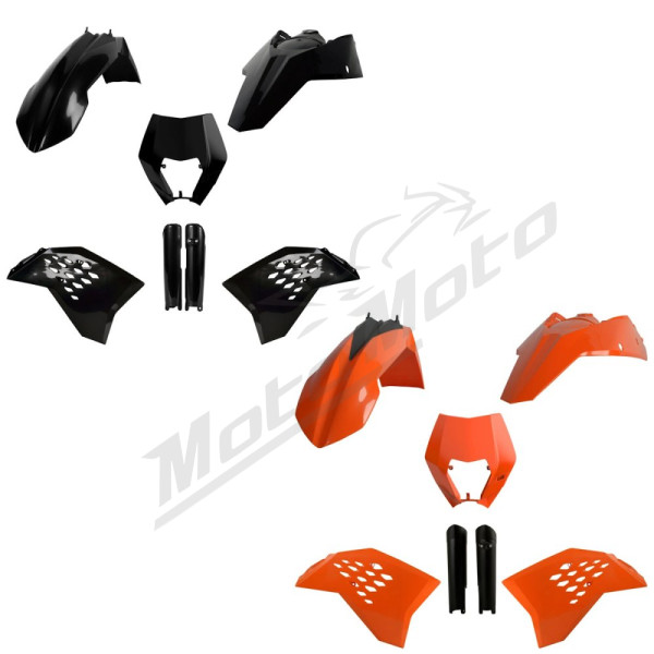 Polisport set of plastics (full kit) KTM EXC / EXC-F 125-530 08-11