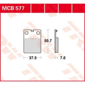 TRW All Round MCB577 Sintered Metal Brake Pads Moto Guzzi V7 / V85 / V9 750-850cc 2019