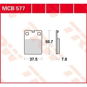 TRW All Round MCB577 Sintered Metal Brake Pads Moto Guzzi V7 / V85 / V9 750-850cc 2019
